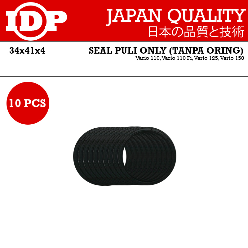 IDP Paket Seal Sil Puli tanpa oring Vario 110 Vario 125 150 (10pc)