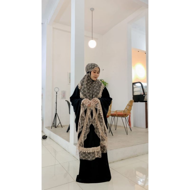 mukena cringkel mukena dewasa jumbo kekinian mukena mewah berkualitas