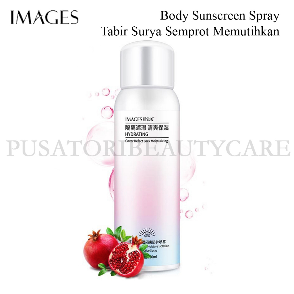 IMAGES Body Sunscreen Spray Tabir Surya Semprot Memutihkan