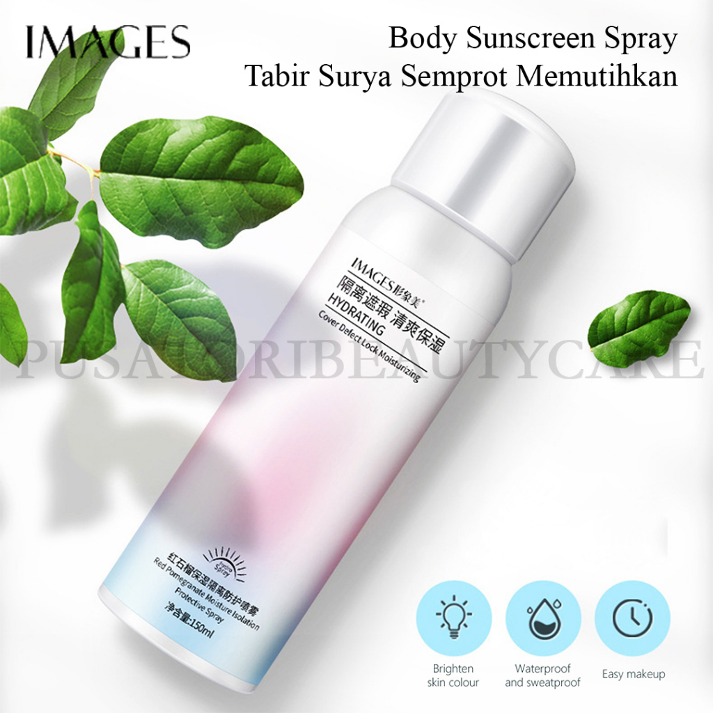 IMAGES Body Sunscreen Spray Tabir Surya Semprot Memutihkan