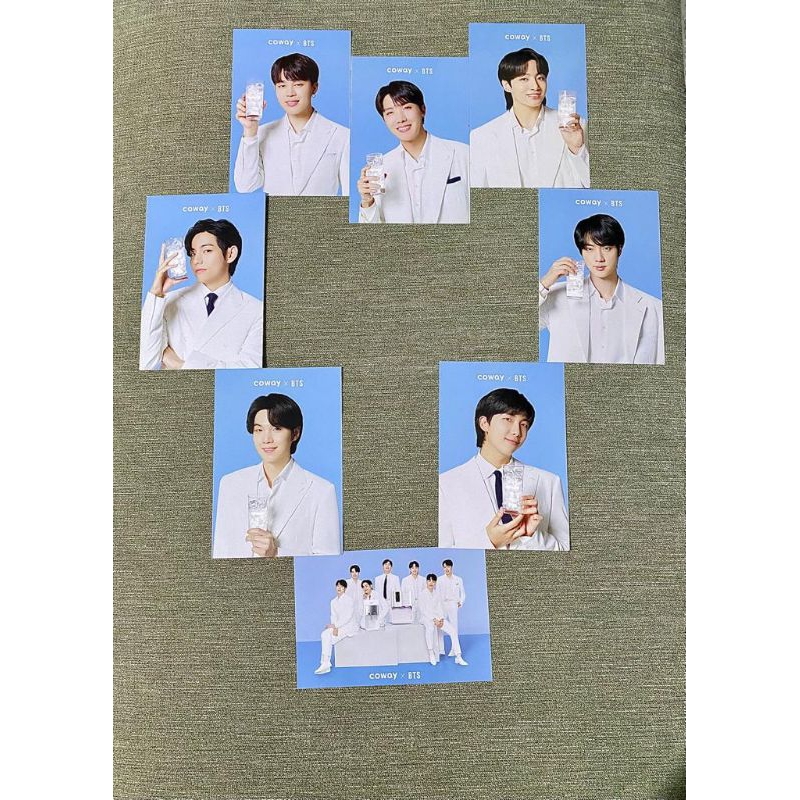 LIMITED POSTCARD PHOTOCARD COWAY X BTS MURAH