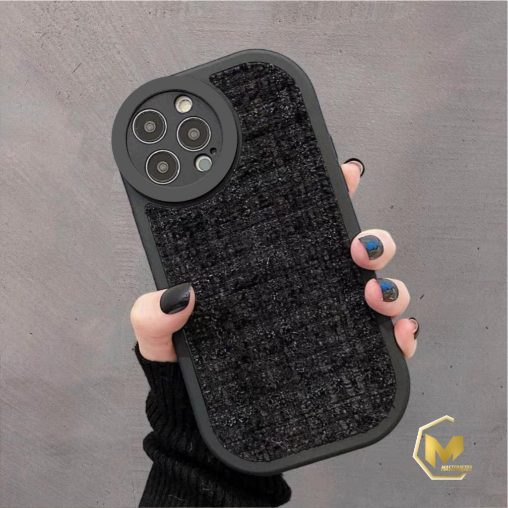 CASE CASING SILIKON VINTAGE WOOVEN TWEED KAIN RAJUT FOR XIAOMI REDMI 10C MA4498