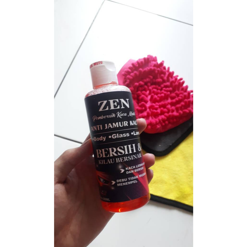 [COD] ZEN OBAT JAMUR Cairan Pembersih Penghilang Kerak Kaca Bodi Body Mobil - 200 ML