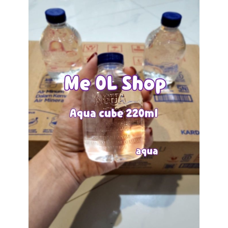 AQUA CUBE 220ML ISI 24 BOTOL