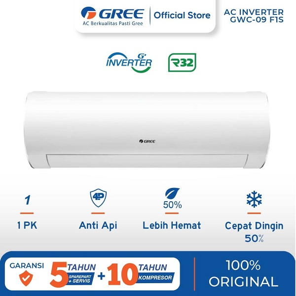 AC GREE 1 PK GWC-09F1S INVERTER 1 PK