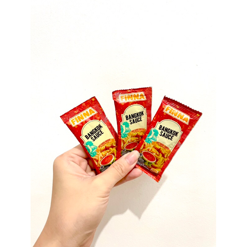 (PCS) Finna Saus Bangkok sachet / Saus Finna sachet / Samal bangkok / Saus Dimsum / Saus Gacoan / Fi