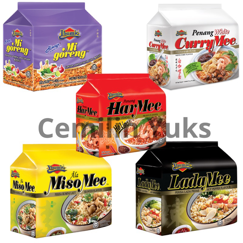 

[1Bungkus] Ibumie Penang White Curry Ibumie Harmee Ibumie Mi Goreng Tomyam Ibumie