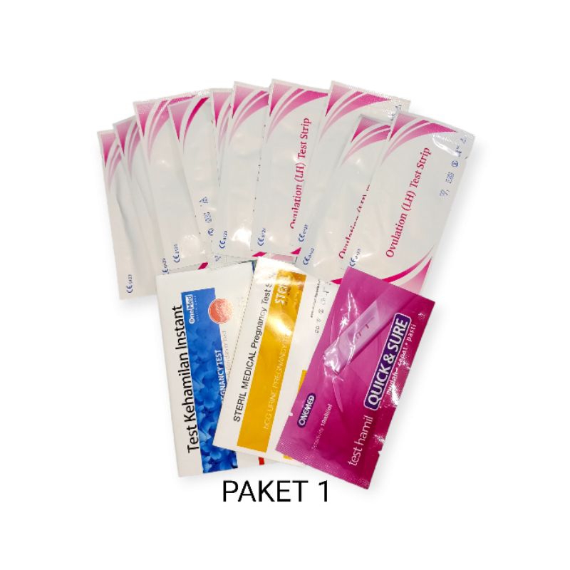 10pcs Tes Ovulasi Masa Subur Ovutest 3pcs Tes Hamil