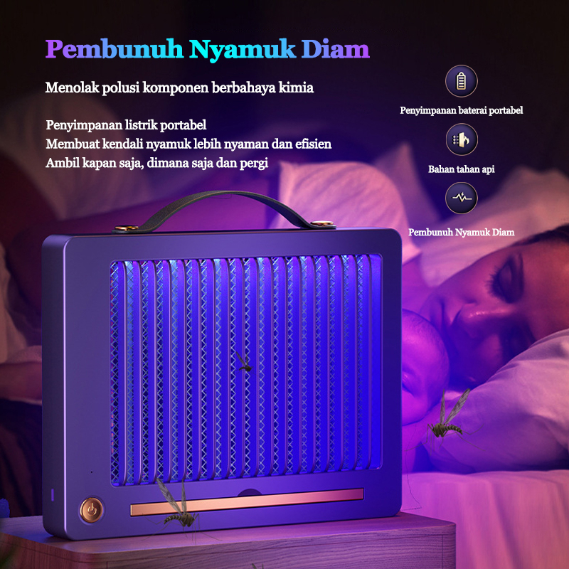 （COD) Insect Killer Perangkap Nyamuk Lalat Lampu UV 3W Nyamuk listrik