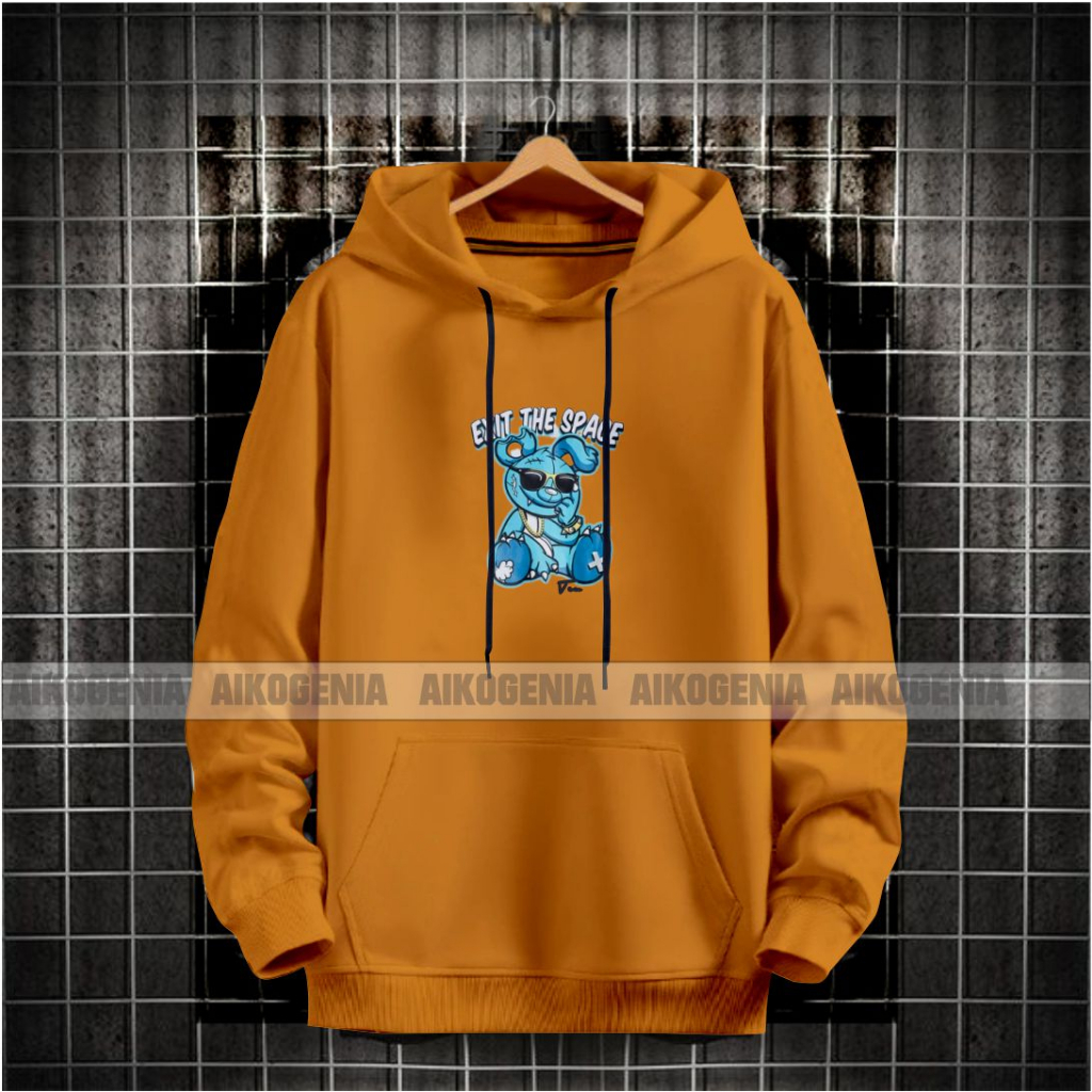 Sweater hoodie pria wanita motif THE RABBIT terbaru / hoodie kekinian pria kwalitas distro