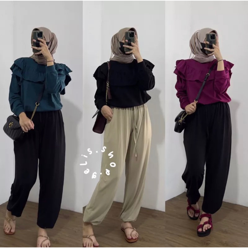 Lowi shirt joger pants by gelis shop