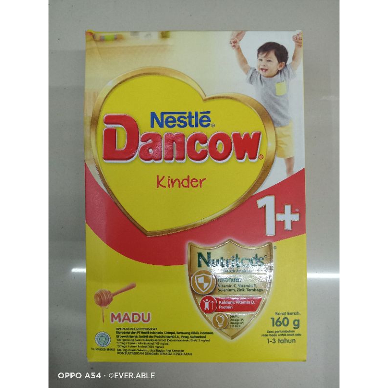 NESTLE DANCOW KINDER 1+ 160 GR (USIA 1-3 TAHUN)