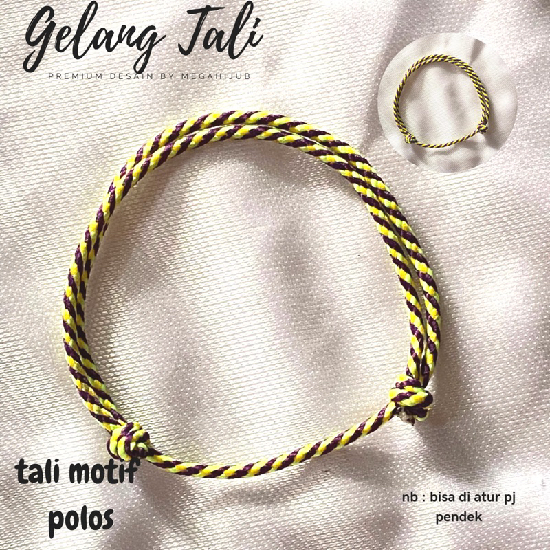 GELANG TALI INISIAL HURUF TALI SATIN MURAH BISA MILIH HURUF