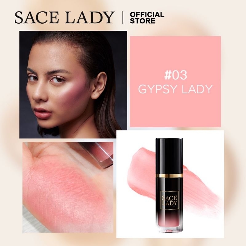 [COD] SACE LADY LIQUID GLOW HIGHLIGHTER 6ml PACKAGING BARU - HIGHLIGHTER CAIR BLUSH ON CAIR CREAM BLUS ORIGINAL