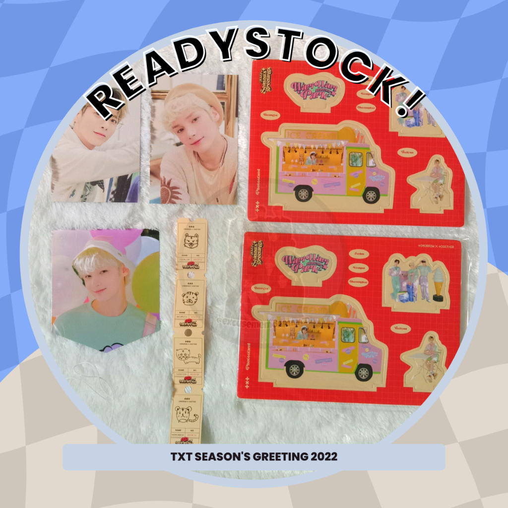 [RESTOCK] SHARING TXT SEASON'S GREETING 2022 HUENINGKAI TAEHYUN SOOBIN YEONJUN BEOMGYU