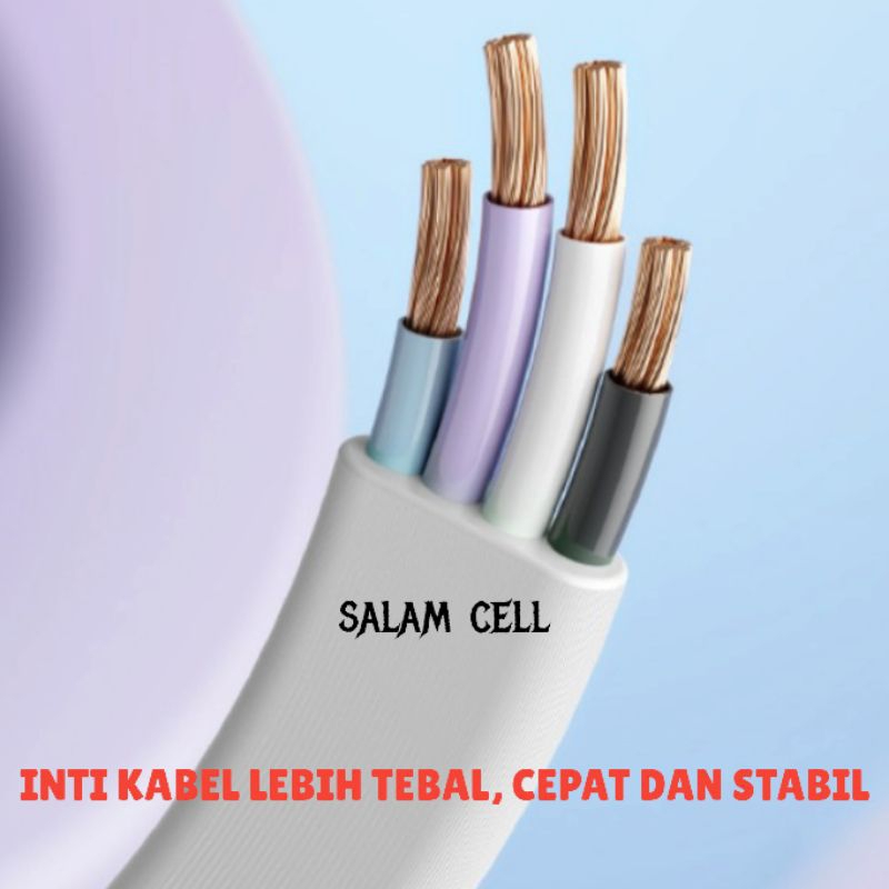 Kabel Data Micro USB VIVAN CSM100 II 2,4A 100cm Original Garansi Resmi