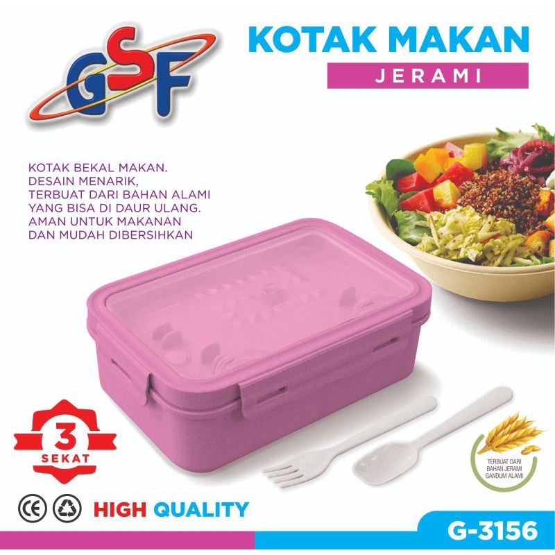 kotak makan gsf 3155 3152 3156 3103 kotak bekal makan set gsf launch box set gsf 3103