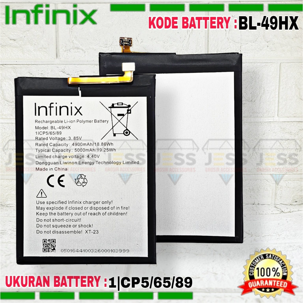 Baterai Battery Original ERRLY BL-49HX BL49HX For type Hp INFINIX HOT 20 5G , Hot20 5G , X666B