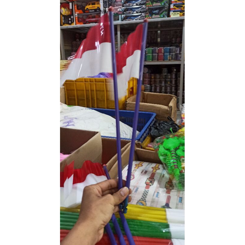 BENDERA MERAH PUTIH PLUIT 20 PC