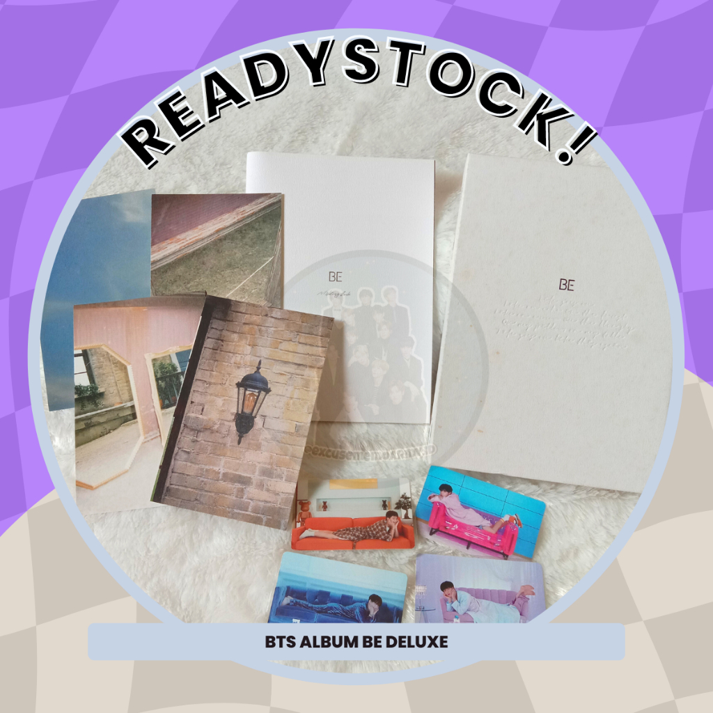 [RESTOCK] BTS ALBUM BE DELUXE MAKING BOOK PHOTOCARD NAMJOON SEOKJIN SUGA JHOPE SET TAKE ALL
