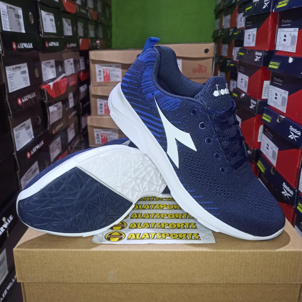 Diadora X RUN LIGHT 7 Sepatu Sneaker Running Pria ORIGINAL
