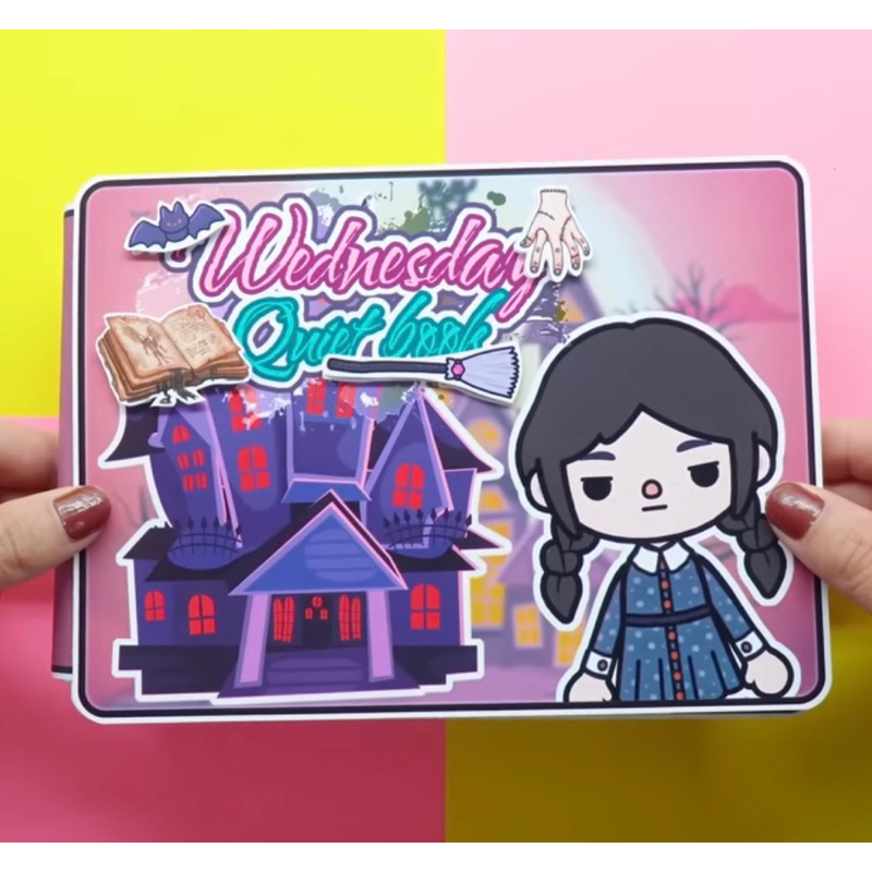 BUKU TOCA BOCA WEDNESDAY / BUKU EDUKASI ANAK / MAINAN BONGKAR PASANG / BP BPAN