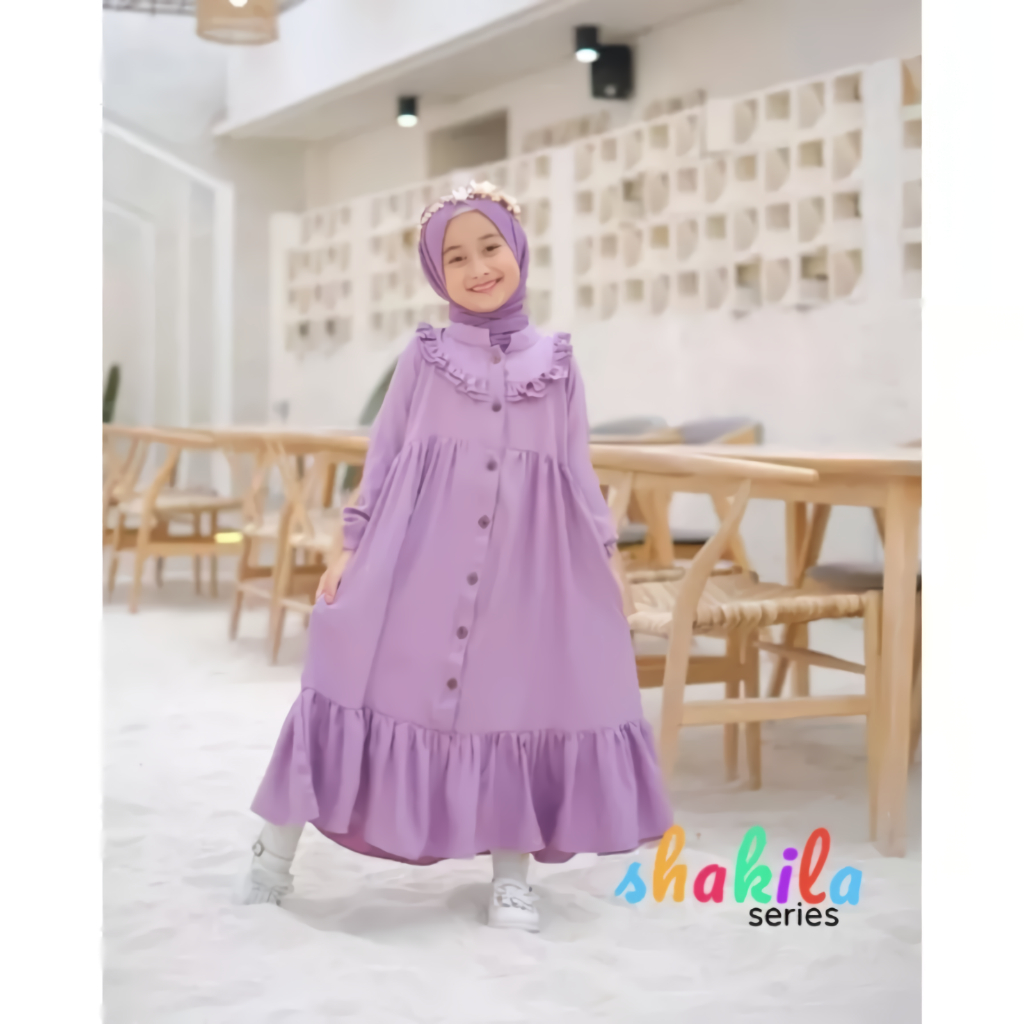 GAMIS ANAK PEREMPUAN SHAKILA / DRESS TERBARU ANAK WANITA