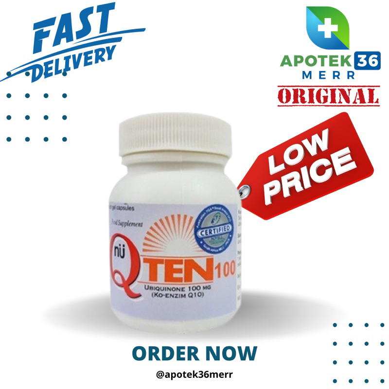 Q TEN Q-TEM 100 MG SOFT GEL 30'S/BOTOL