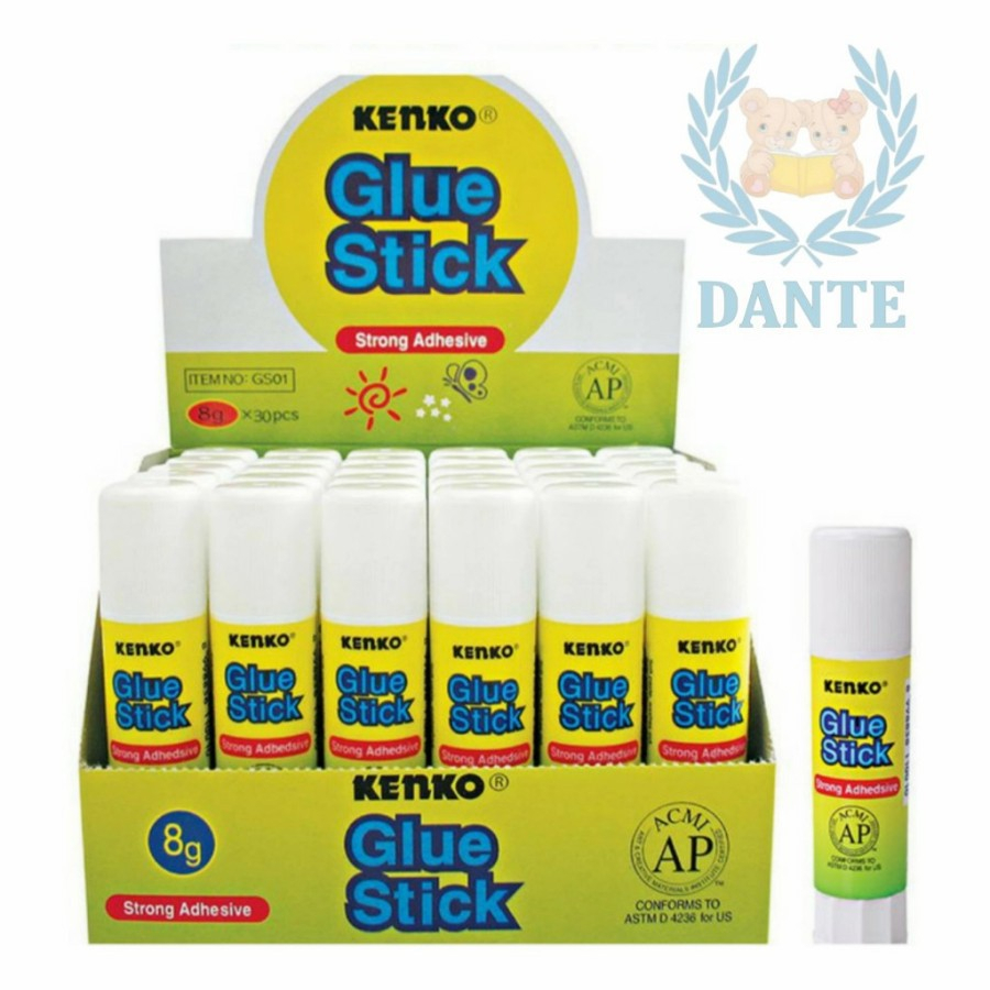 

Share: 0 Kenko glue stick 8 Gram, Lem kertas lem stik