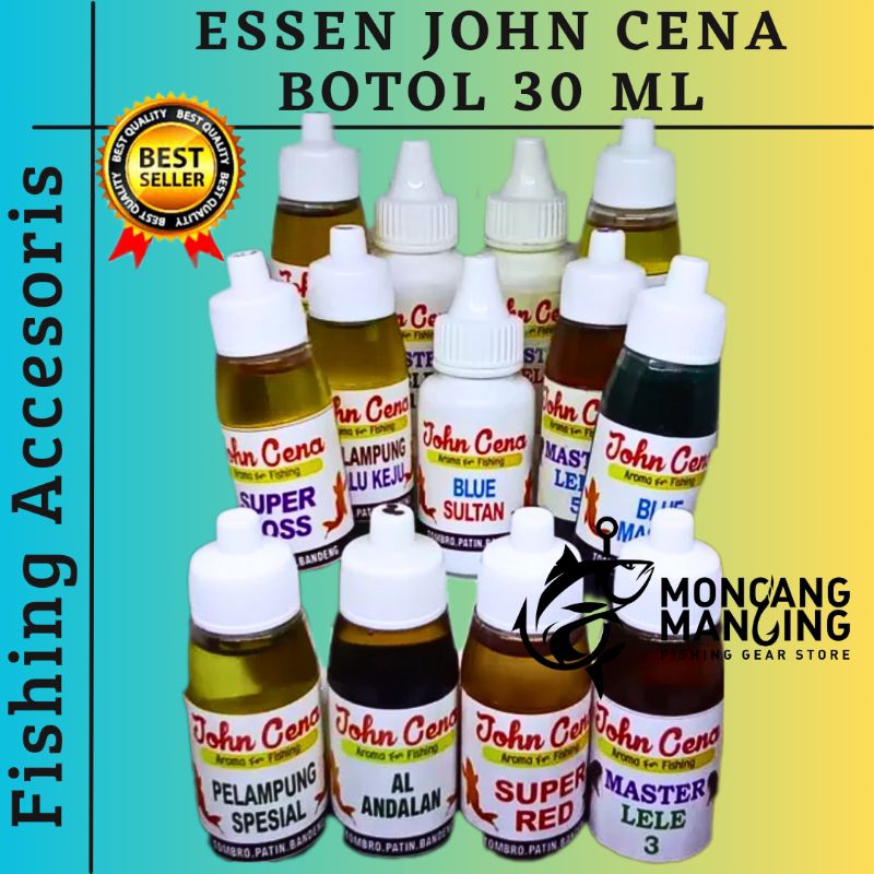 ESSEN AROMA JOHN CENA BOTOL 30 ML REKOMENDASI MANCING KOLAM GALATAMA LOMBA