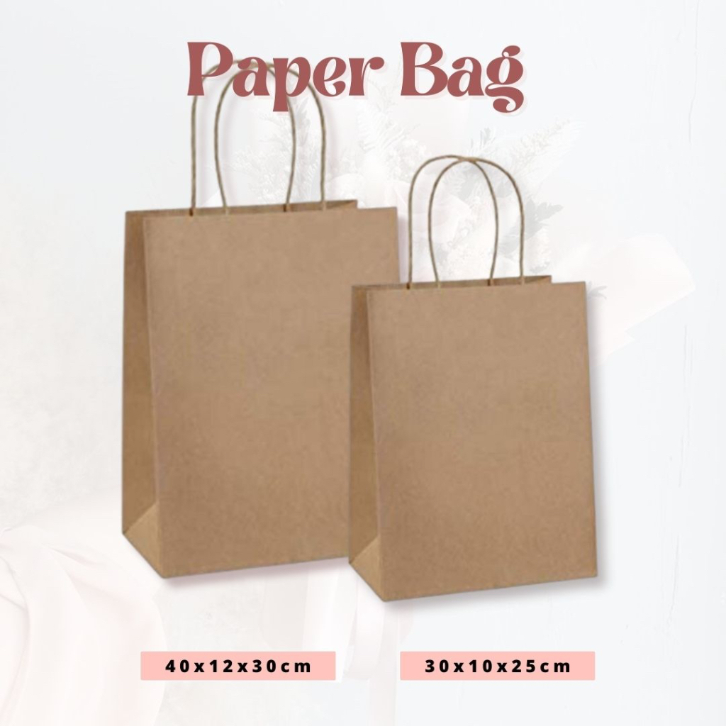 

Paper Bag Craft Tebal Kantong Kertas Serbaguna Bungkus Souvenir bingkisan Hadiah