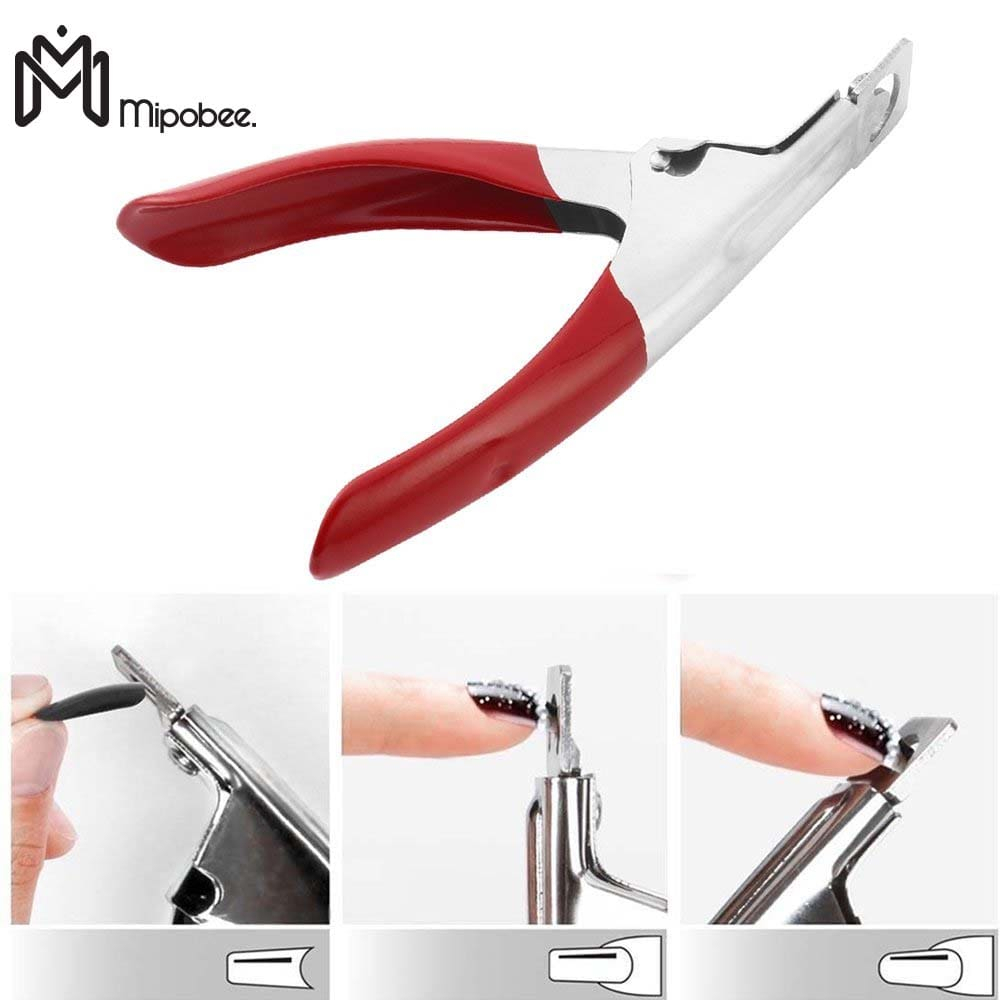 Alat Gunting Kuku Lengkung Nail Trimmer Manicure Pedicure - Silver