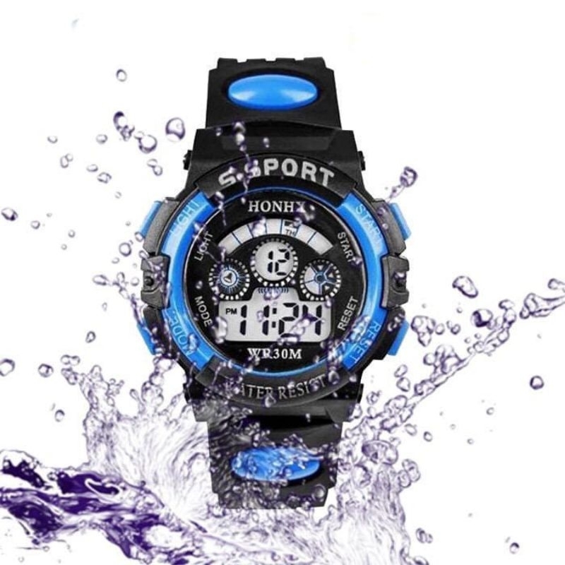 JAM TANGAN MEN SPORTS DIGITAL MULTIFUNGSI LAKI-LAKI ANAK SMP WATERPROOF WR30M