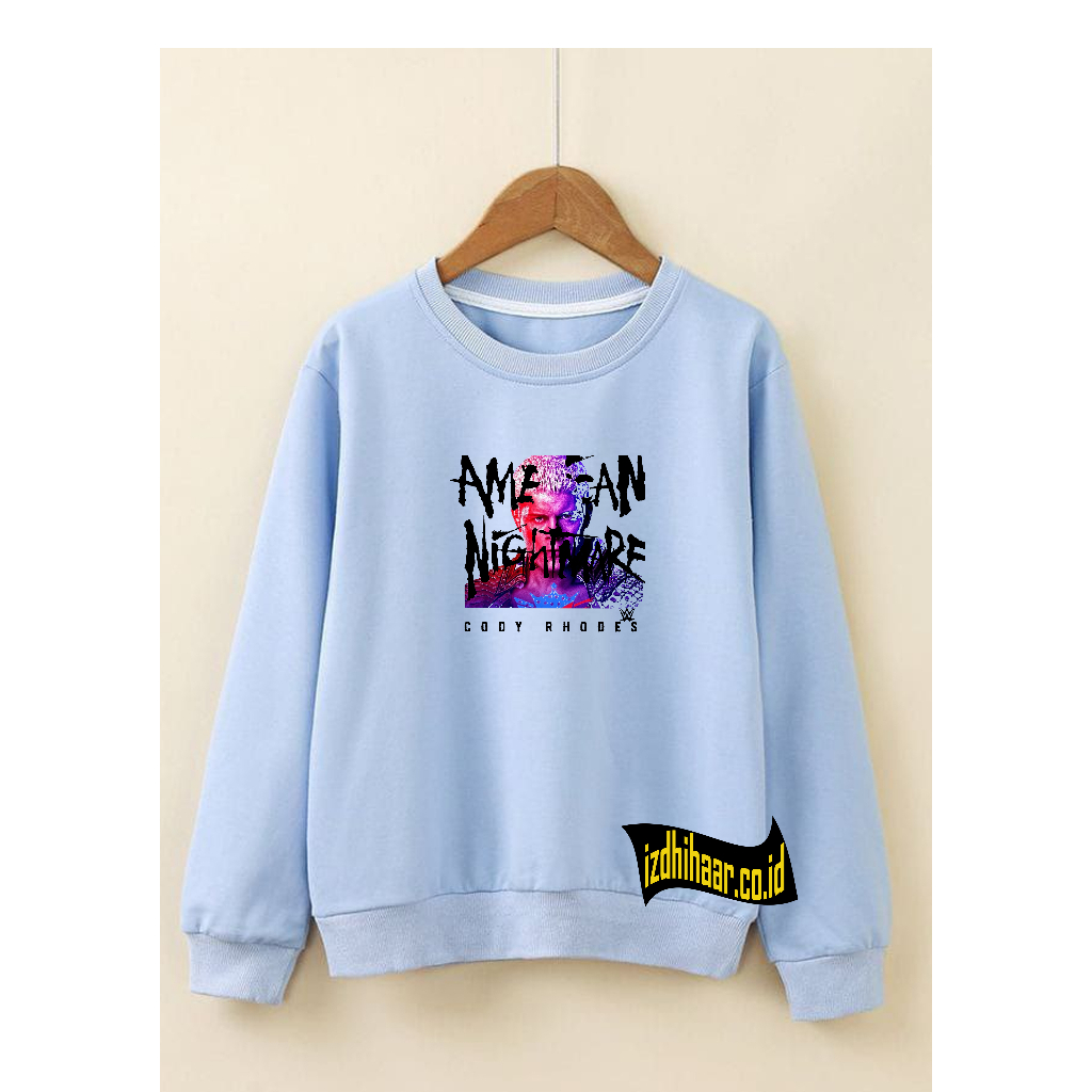 SWEATER CREWNECK MOTFI CODY RHODES WWE