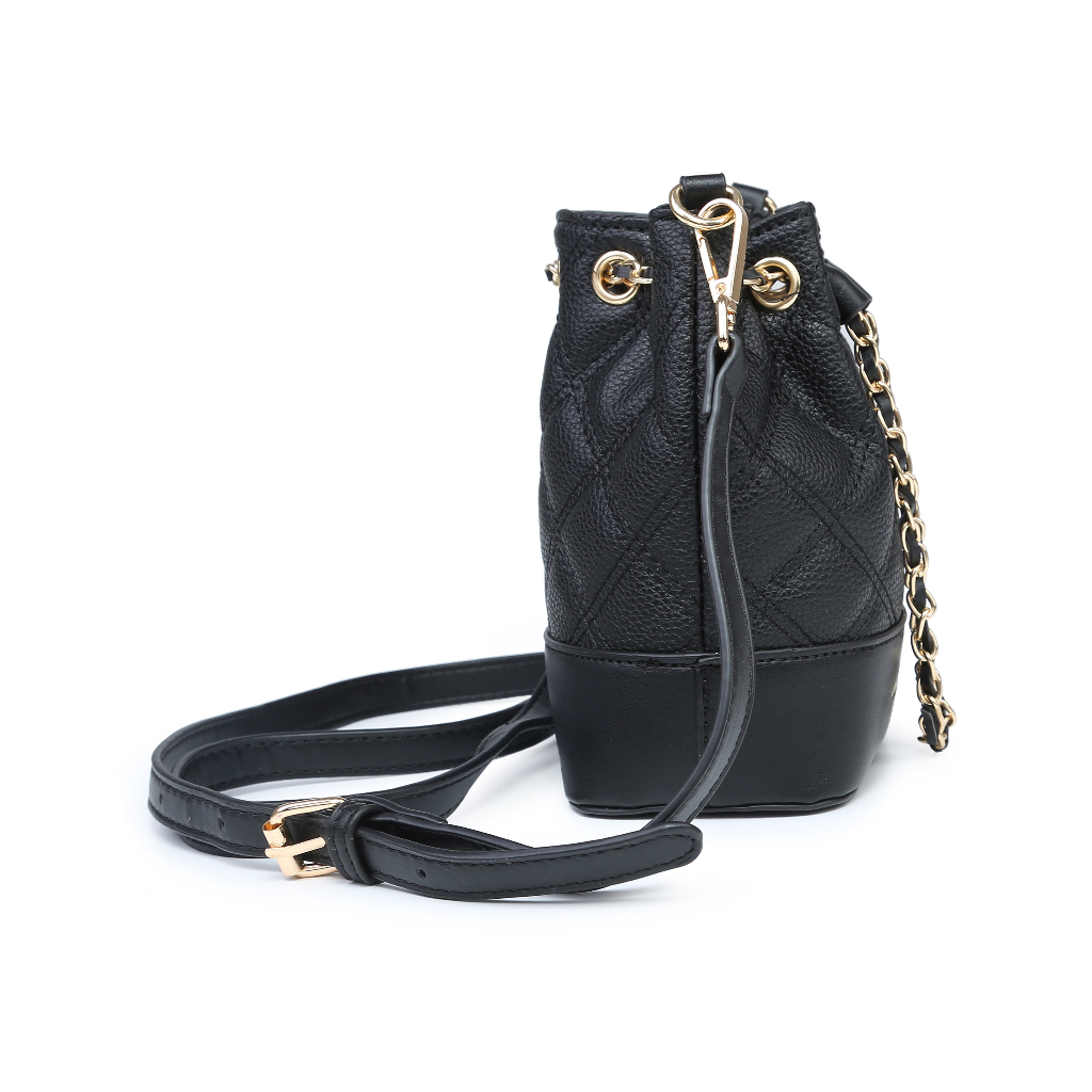 HOT DEALS CALVIC KYLIE - Tas rantai bucket bag / Tas serut rantai fashion / Sling bag bucket bag /