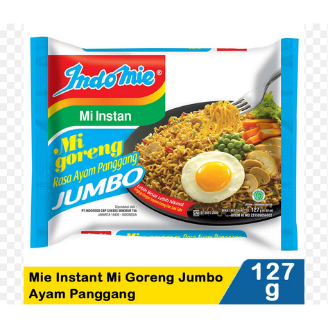 

INDOMIE GORENG JUMBO AYAM PANGGANG 127 GRAM