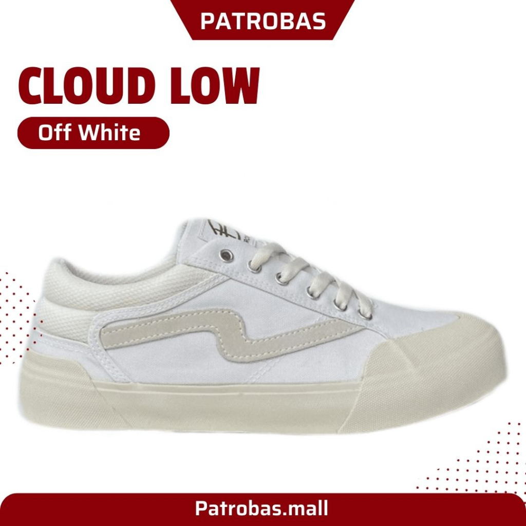 Patrobas Cloud Low Off White Original Sepatu Petrobas Putih