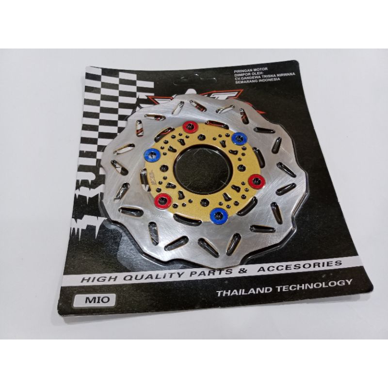 Piring Cakram Depan MIO SPORTY, MIO SOUL KARBU Ukuran Standar Variasi+Ring CNC