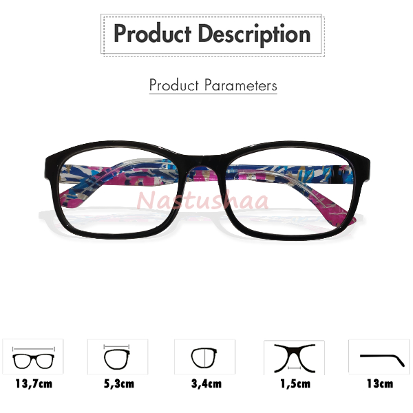 Kacamata Baca Plus (+) Pria Wanita +1.00 - +3.00 Kacamata Plus Gagang Bermotif Lensa Anti Blueray  Reading Glasses Unisex