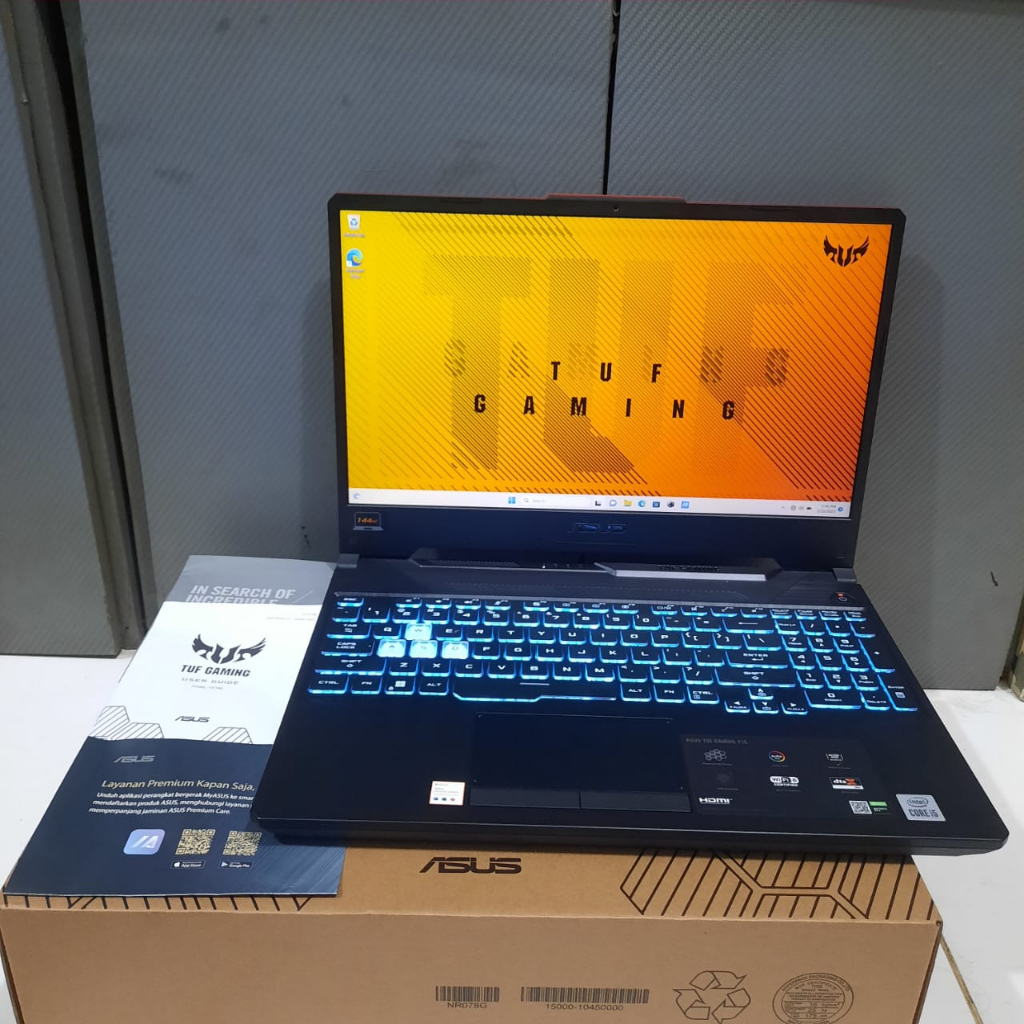 Laptop Asus TUF Gaming F15 FX506L Core i5-10300H Ram 8/512 SSD ORIGINAL 100% &amp; BERGARANSI