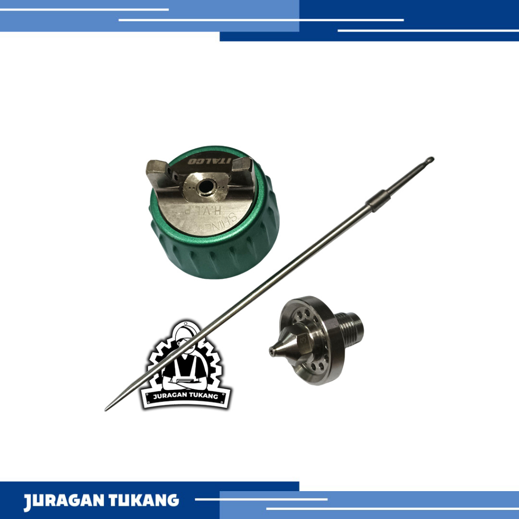 Set Nozzle Sparepart 1.3 mm Fluid Nozzle Set Spraygun Shine 1 HVLP