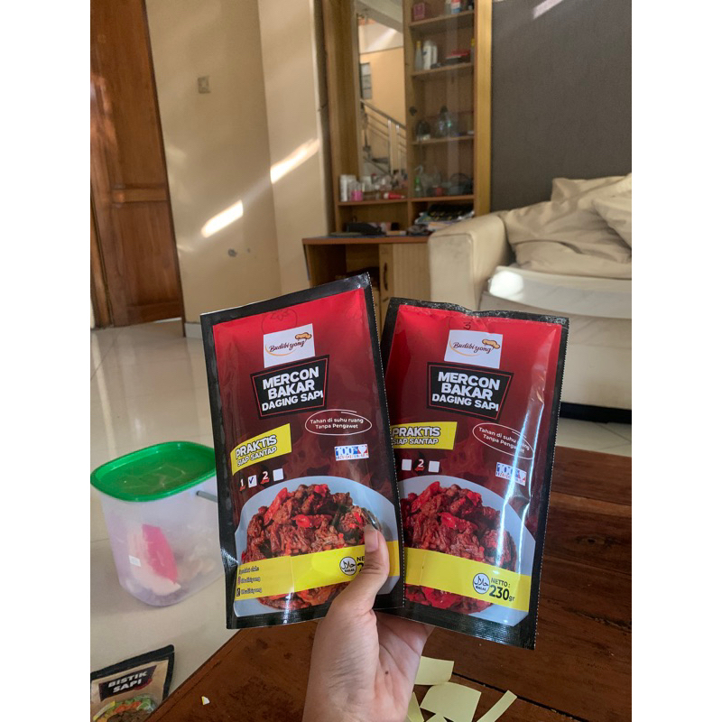 

Mercon bakar daging sapi