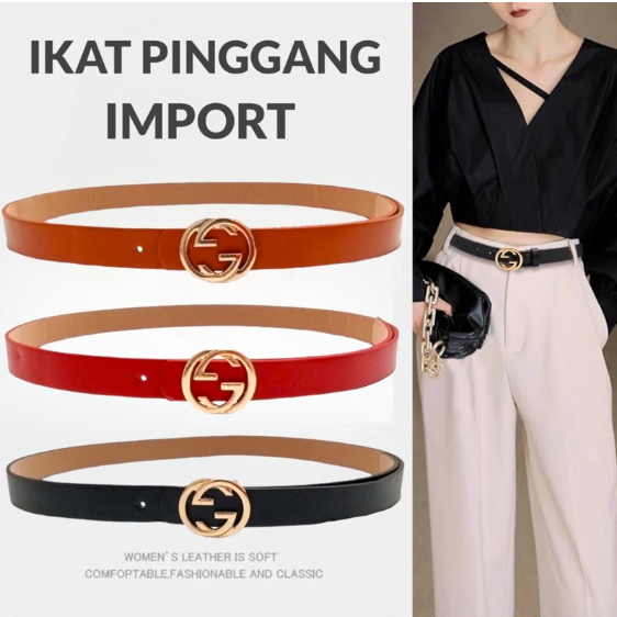 BELTSHOP NEW ARRIVAL IKAT PINGGANG WANITA / WOMEN BELT / TALI PINGGANG FASHION 01805