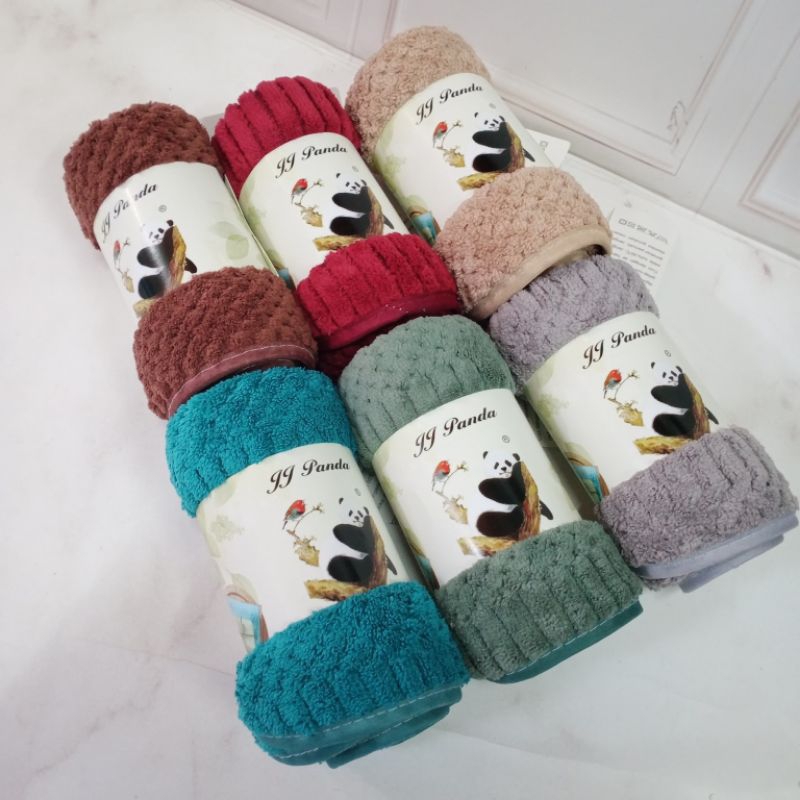 [Isi 6pcs] Handuk Sport - Handuk Olahraga Microfiber Serat 30x70cm