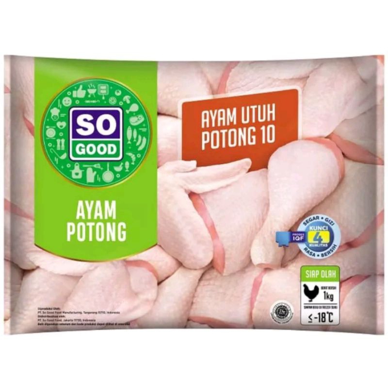 

So Good Ayam Utuh Potong 10 1kg