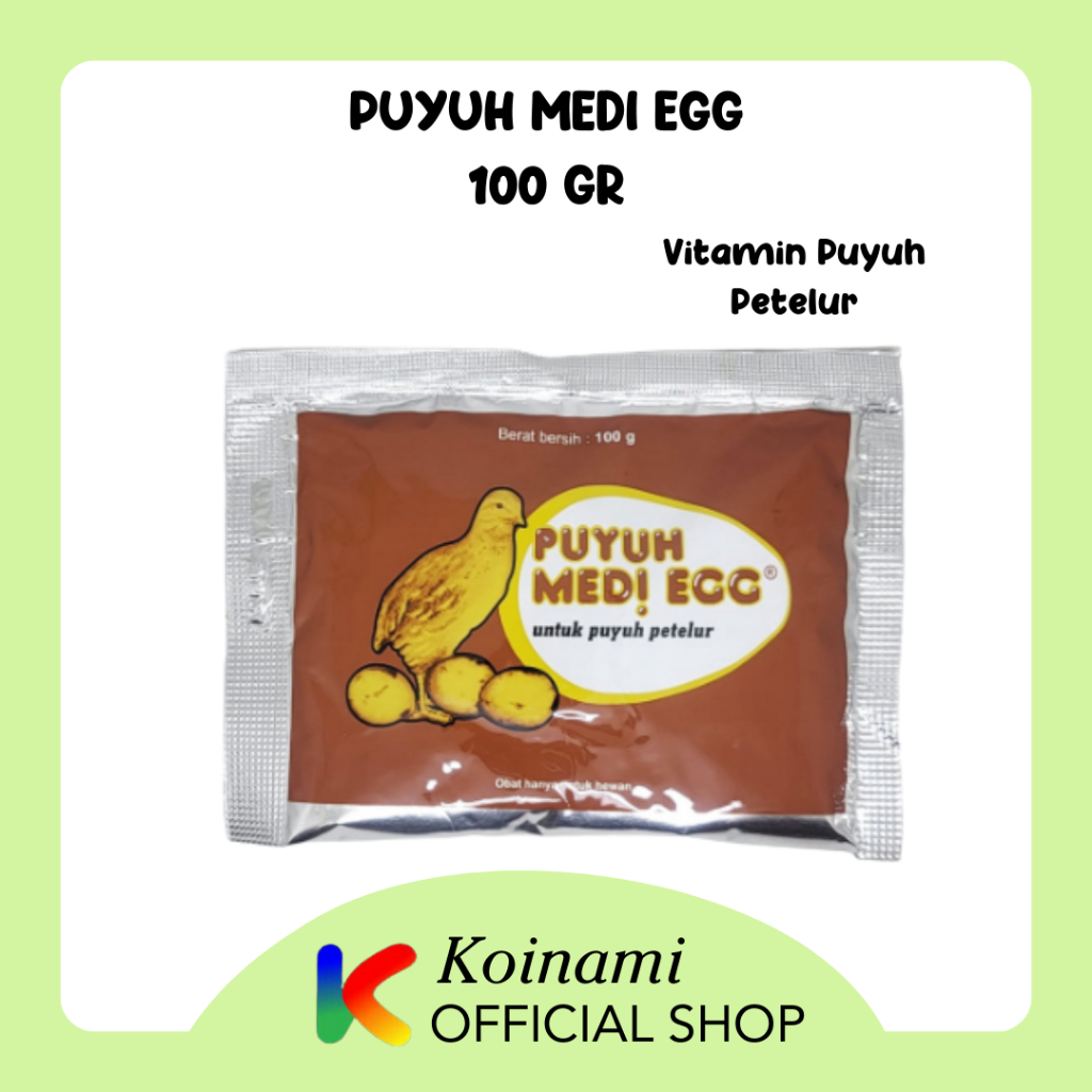 Puyuh Medi Egg Sachet @100 Gram / Vitamin Puyuh Petelur / Medion