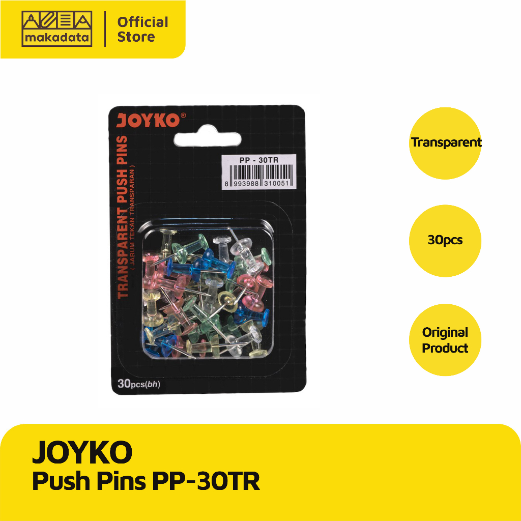 

PUSH PIN/ PAKU PIN JOYKO PP-30TR MURAH