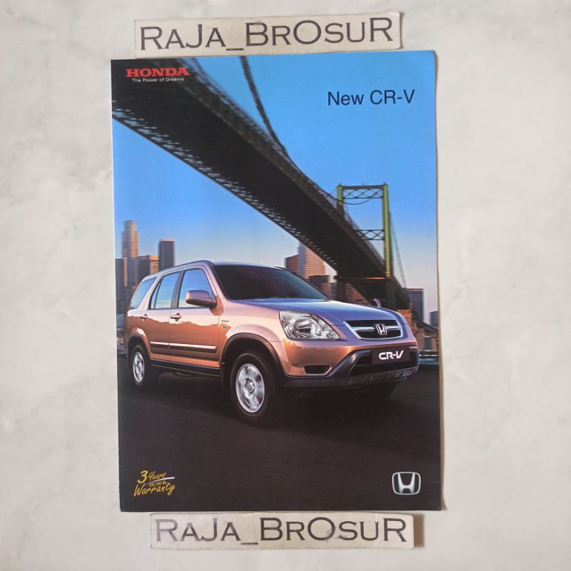 Poster brosur katalog leaflet Honda CRV 2003