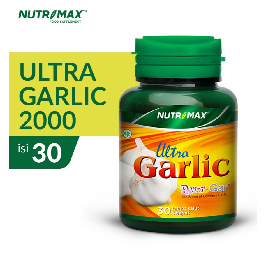 NUTRIMAX ULTRA GARLIC ISI 30 TABLET | Membantu Menormalkan Tekanan Darah