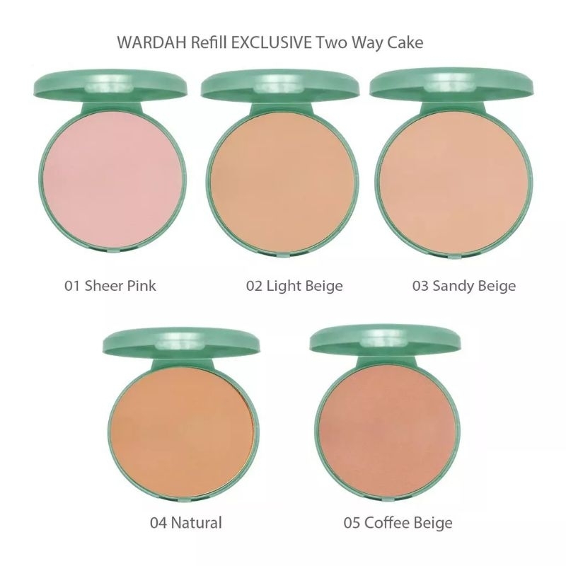 Wardah Exclusive Two Way Cake REFILL